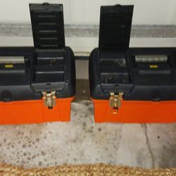 Stanley Tool Boxes. Both For $35