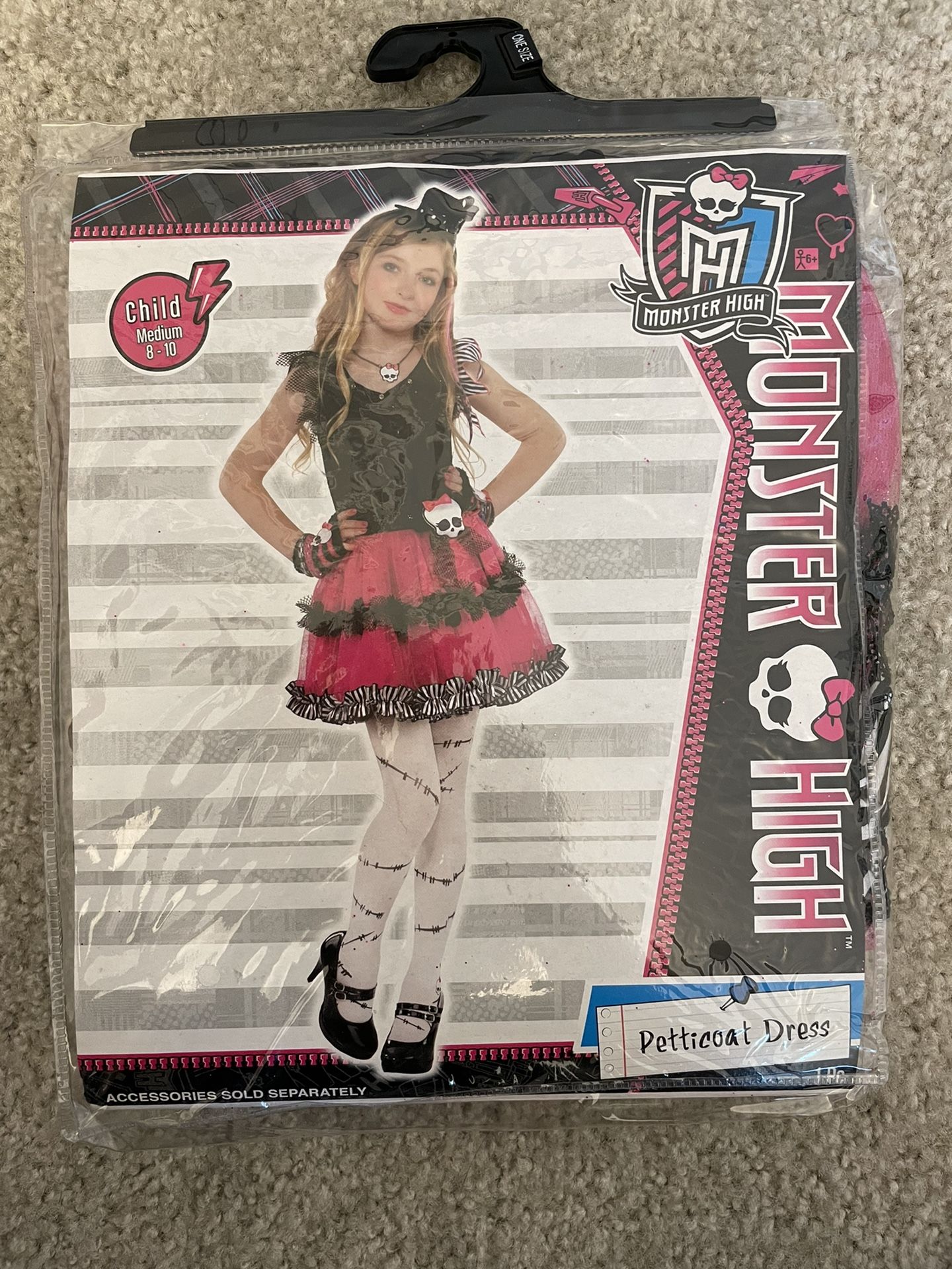 Halloween Costume Brand New Monster High Outfit Petticoat Dress Halloween Outfit