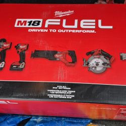 Milwaukee M18 FUEL 5-Tool Combo Kit (model number 3697-25)
