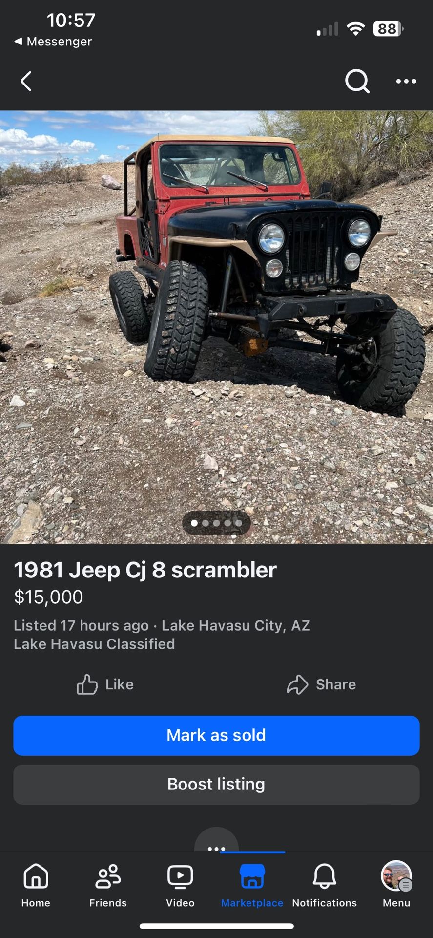 1981 Jeep Cj-8 Scrambler