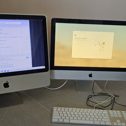 2 Apple iMac 21.5" Desktops – ChromeOS – 8GB & 4GB – $140 for Both