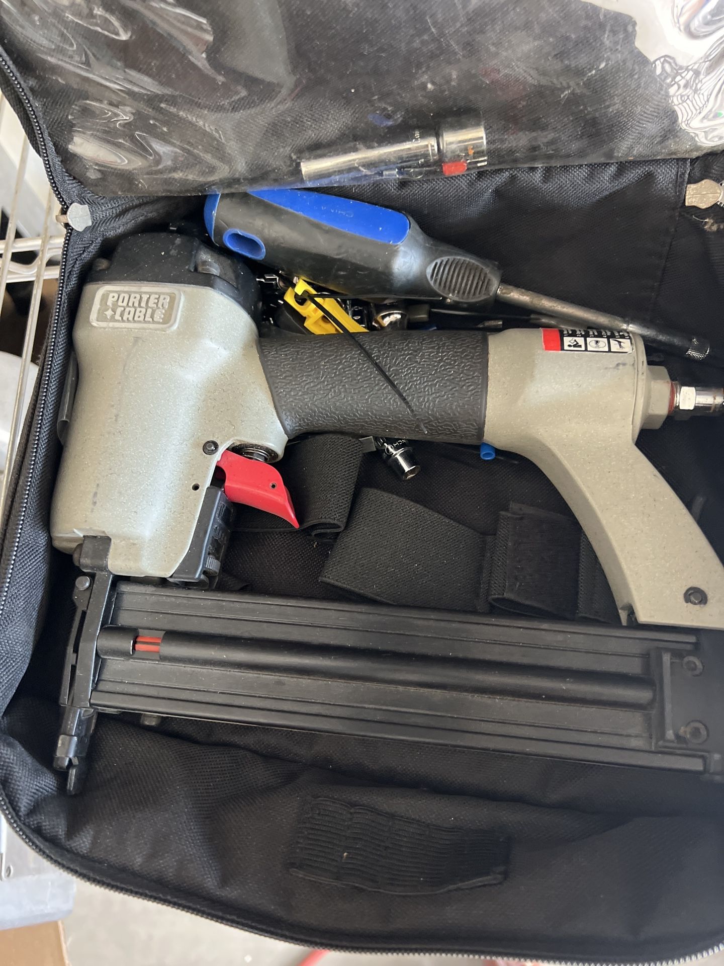 Porter-Cable Pneumatic Brad Nailer + Matco Infinium Tool Bag – Great Deal