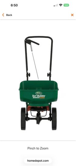 Scott mini turf builder spreader