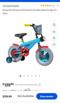 Thomas And Friends 12in Bike Age 3-5