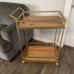 Gold Bar Cart
