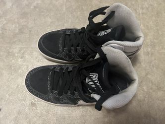 Black And White High Top Size 5 Nike Air Jordan 1 Retro High Respect Derek Jeter 3m Reflective