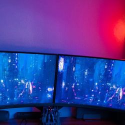 (2) MSI G27C4, 27" Gaming Monitor, 1920 x 1080 