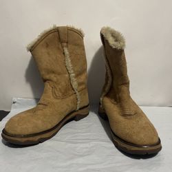 Durango flirt Women's winter fur Boot Western Size 6.5 