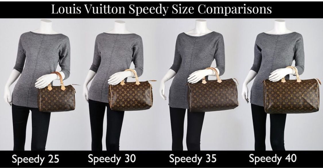 Louis Vuitton Speedy Comparison Review,Speedy 25 vs 30 vs 35