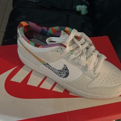 Nike White Dunks