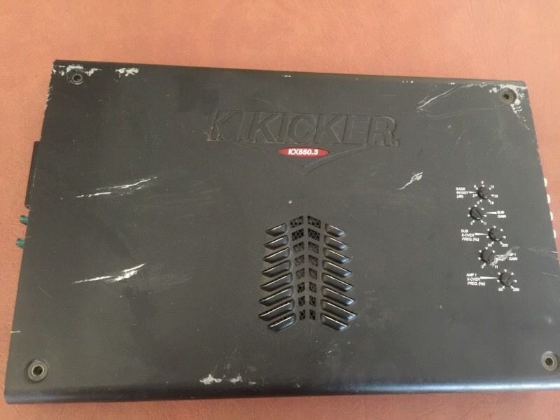 Kicker kx 550.3 1000 watt amp