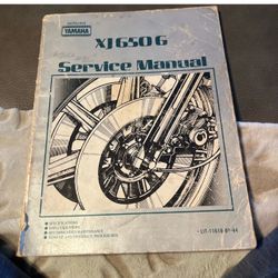 Yamaha Maxim 650 Xj650G  Xj (contact info removed) Repair Service Manual