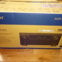 Denon - AVR-X8500HA 150W 13.2-Ch. with HEOS and Dolby Atmos 8K Ultra HD HDR Compatible AV Home Theater Receiver with Alexa - Black

