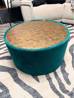 Teal coffee table