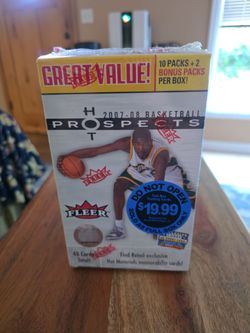 2007-08 sealed Hot Prospects hobby box