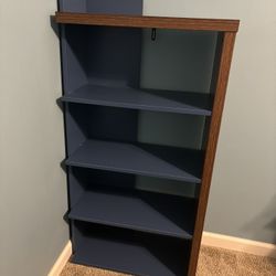 Navy Blue Book Shelf 