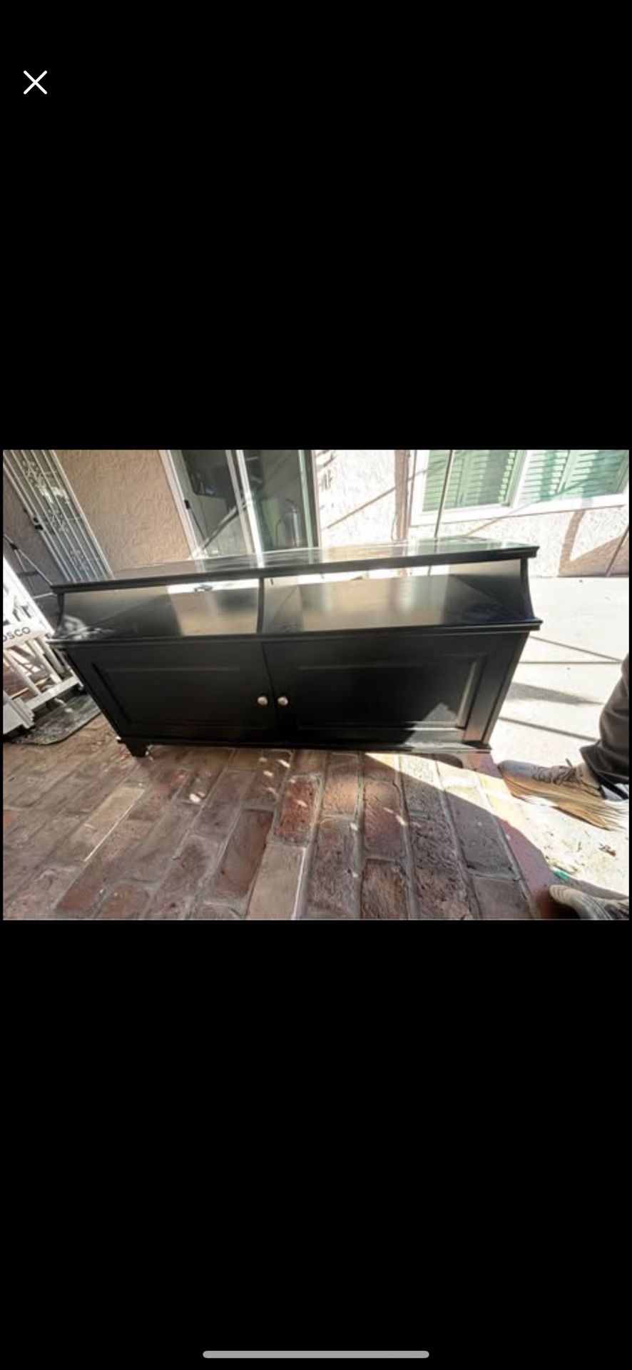 Black TV Stand