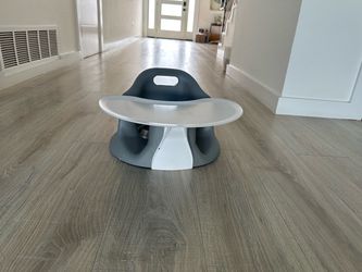 Upseat Baby Floor Seat with Tray - Gray