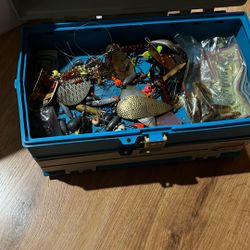 Tackle Box With Assorted Lures