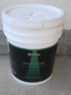 Behr Marquee 5 Gal. Medium Base Semi Gloss Enamel Exterior Paint & Primer New