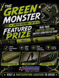 BRAND NEW LIMITED EDITION UNITED COMPOSITES GREEN MONSTER, 1 OF 25 MADE