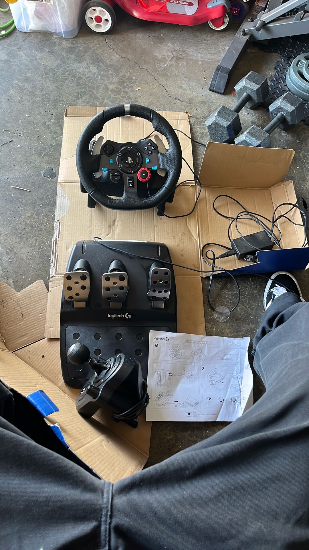 Logitech G29 and Shifter