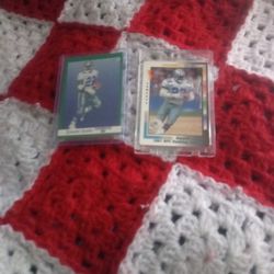Emmit Smith Rookie& Rushing Leader Cards