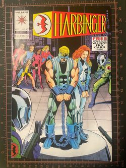 Harbinger #29 (1994) Valiant Comics 1st with trading card inside. Bag and board
