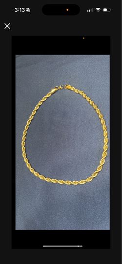 $60 RopeChain18kGoldPlated