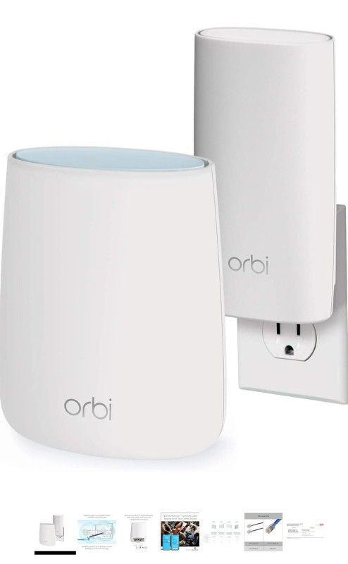 WiFi router-Plug Whole Home Mesh WiFi System - Plug satellite extender with speeds up to 2.2 Gbps over 3,500 sq. fe