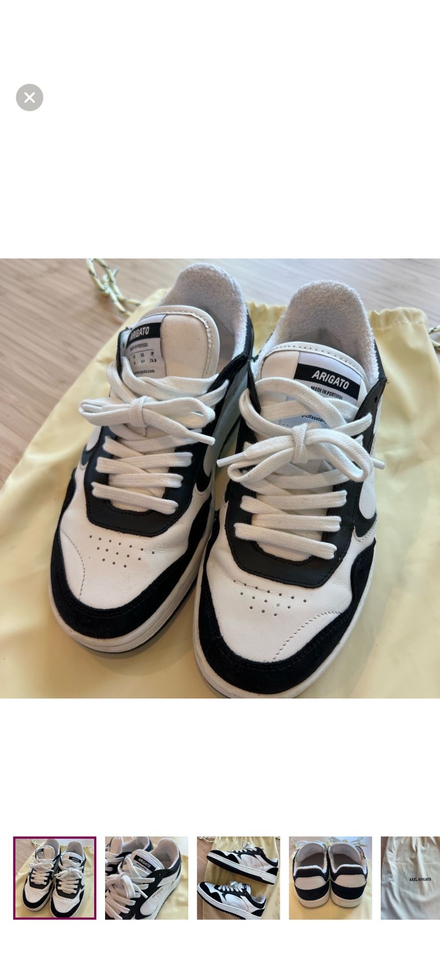 Axel Arigato Black And White Sneakers