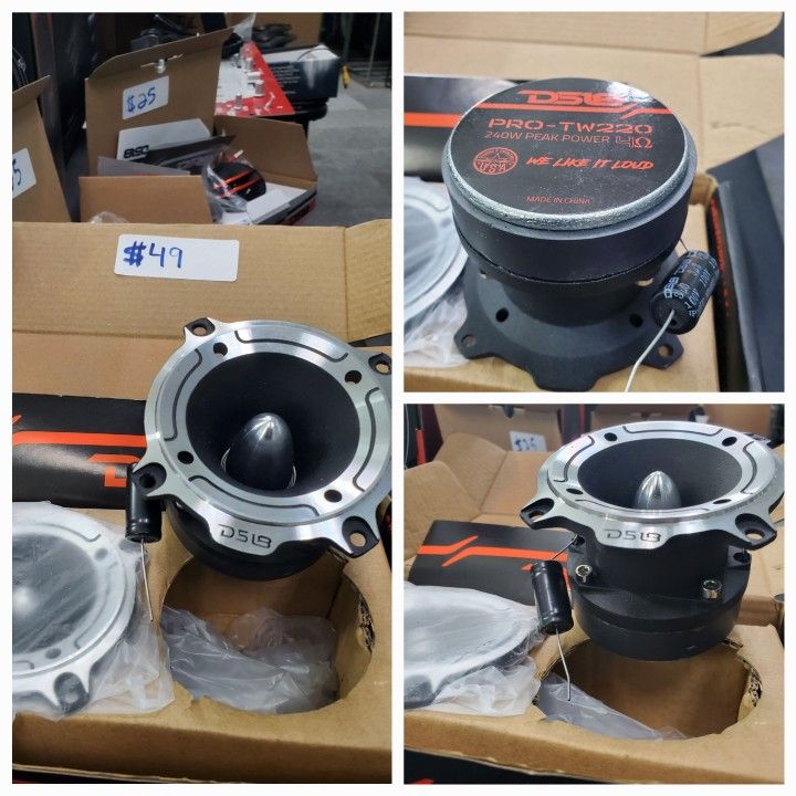 BRAND NEW DS18 SUPER BULLET TWEETERS LOUD AND CLEAR TWEETERS