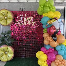 Balloon Garland , Hawaiian Decoration, Party Decor