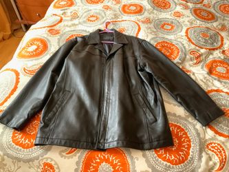 Perry Ellis leather jacket size L