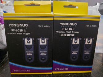 RF6P3NII Wireless Flash Trigger🌟$20 for 1 OR $35 for both✨️