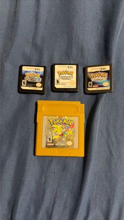 Authentic pokemon game cartridges
