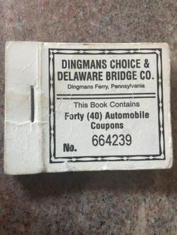 Coupons To Cross Dingmans Bridge