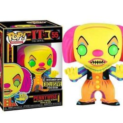 Funko Pop! Movies IT The Movie Pennywise Black Light #55 EE Exclusive.