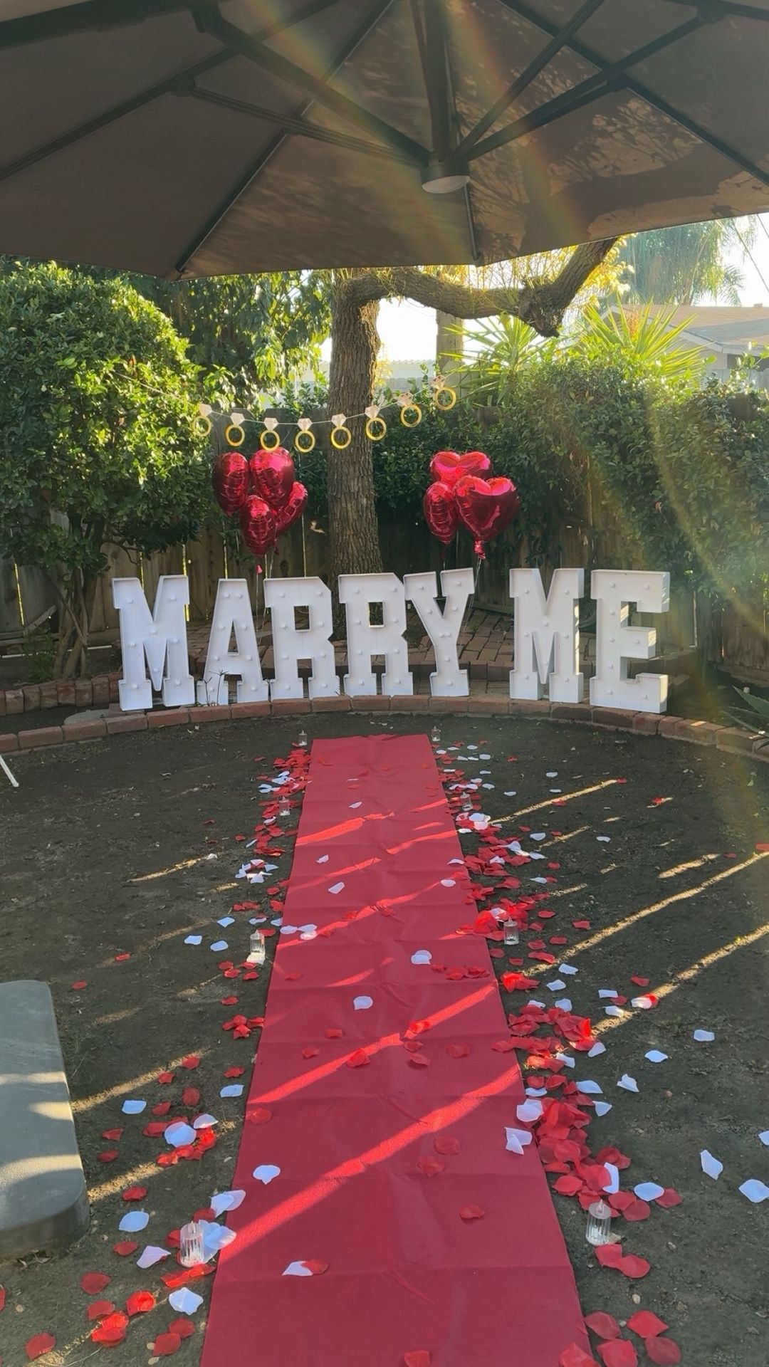 Marry Me Sign