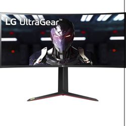 LG Curved Gaming Monitor 34 Inch 21 : 9 UltraGear Curved QHD  (3440 x 1440) 