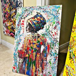 “ Abstract Lady” 24x36 1 Of 6