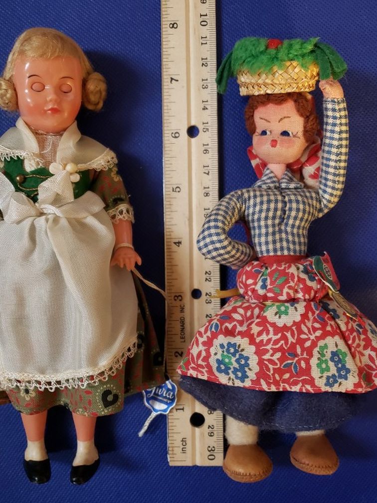 2 Vintage European Dolls
