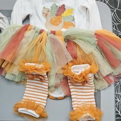 Thanksgiving Baby Girl Outfit