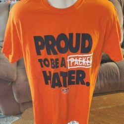 Gildan Chicago Bears "Proud To Be A PACKER HATER" & "I Bleed Orange & Blue