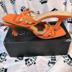 Fashion Nova Orange heels 