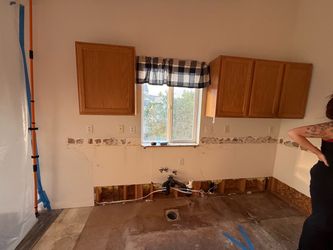 Free kitchen cabinets.