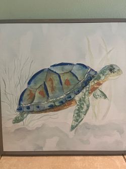 Sea Turtle Canvas Wall Art
