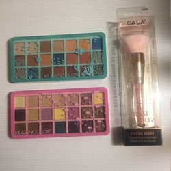  Eyeshadow Palettes+ Buffing Brush