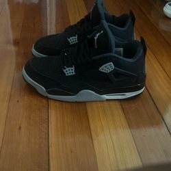 Jordan 4 Black Canvas Size 12