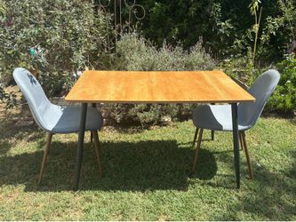 Modern Upholstered Dining Set WITH 2 Chairs